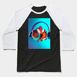 Clownfisch Headphones Baseball T-Shirt